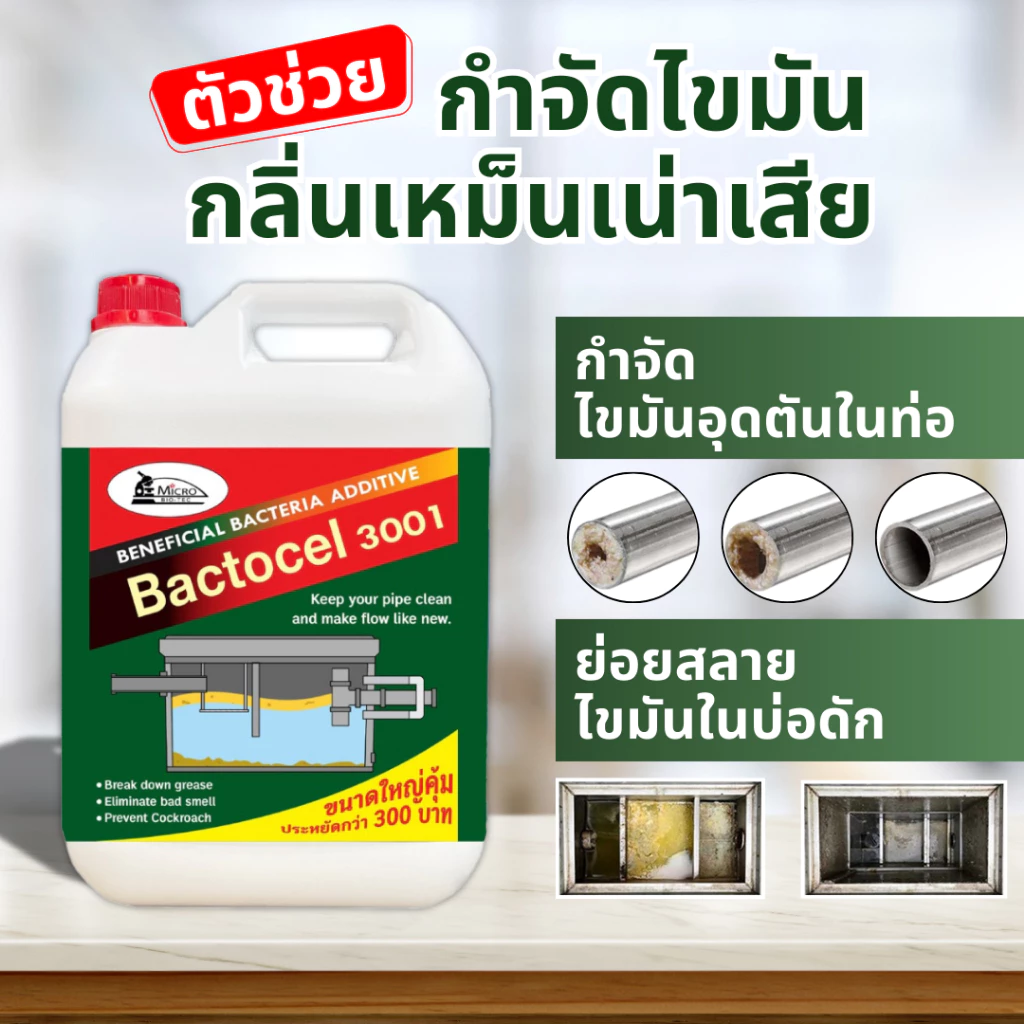 แบคโตเซล 3001 ชนิดแกลลอน (5 ลิตร) - Image 2