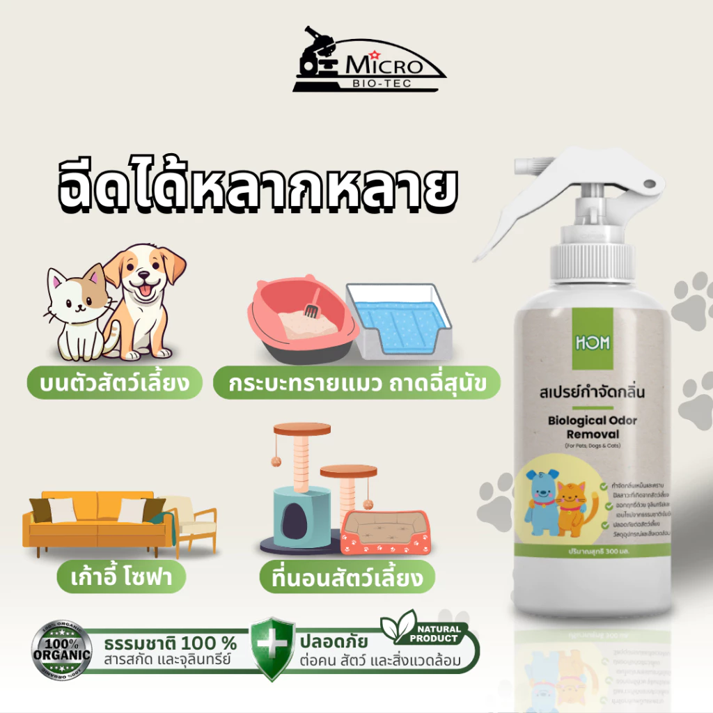 BIONIC HOM สเปรย์กำจัดกลิ่น (300 มล.) - Image 4